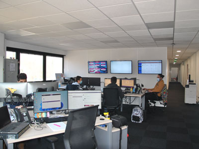Delivery Control Room à l'agence de Chambéry 